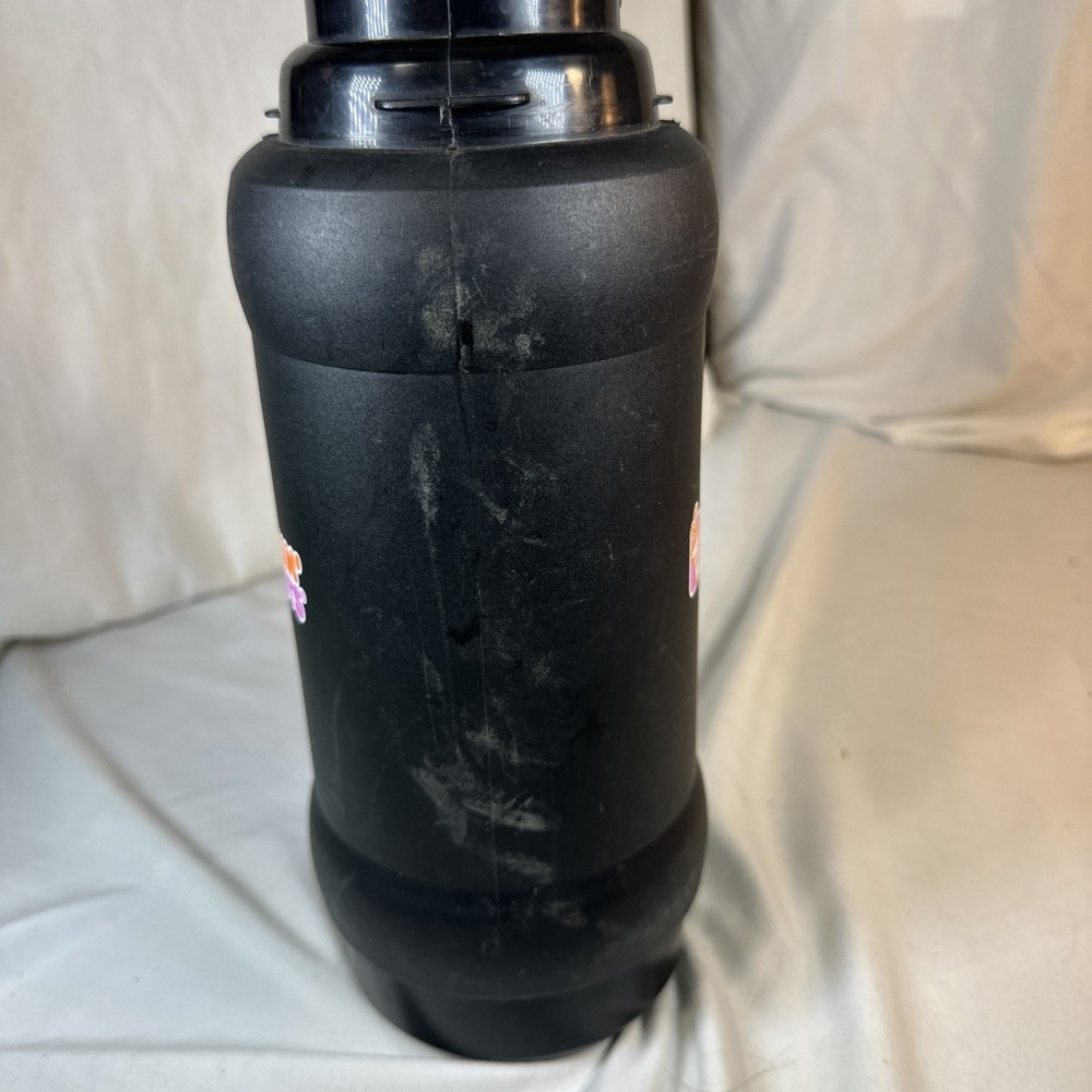 Dunkin Donuts Black Travel Thermos 1 Liter No Cups - Picture 4 of 11